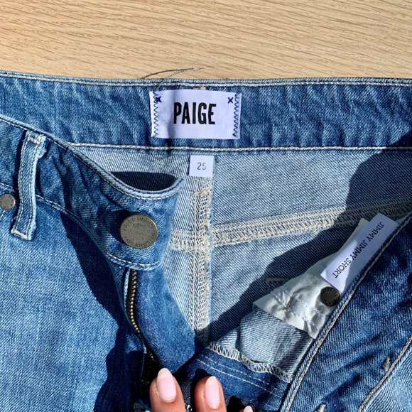 PAIGE Jimmy Jimmy Denim Shorts - Picture 2 of 4